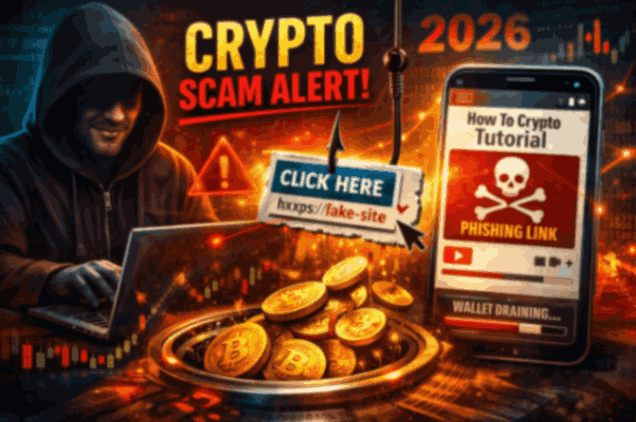 New Crypto Scam Alert: How Fake YouTube Tutorials Are Draining Wallets in 2026