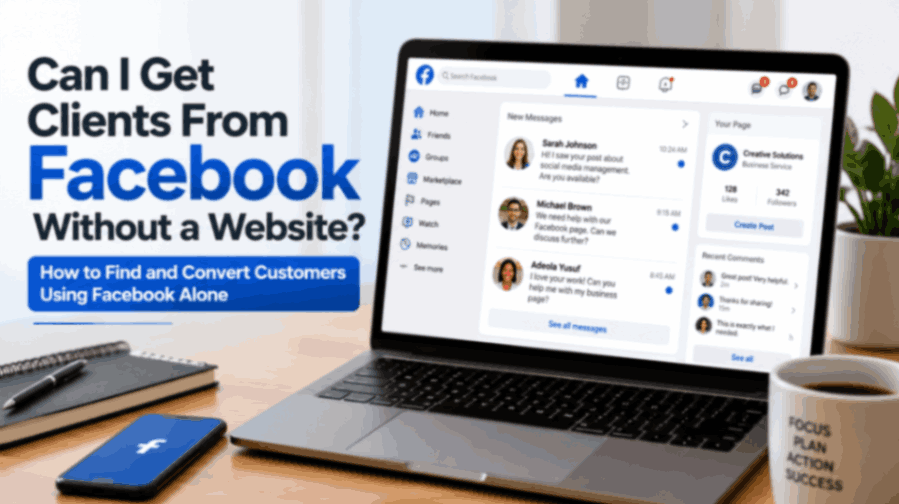Can I Get Clients From Facebook Without a Website? A Complete Guide for Beginners